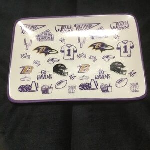 Baltimore Ravens  Dish (7in Long x 5in Height)